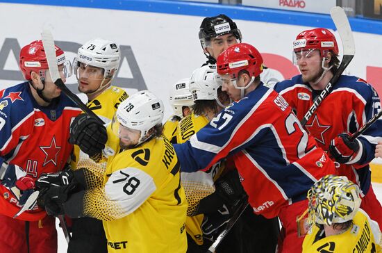 Russia Ice Hockey Kontinental League CSKA - Severstal