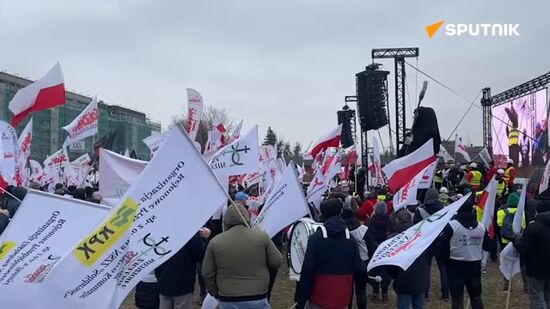 Polish farmers have taken to the streets of Gdansk to oppose the "green deal" proposed by the EU
