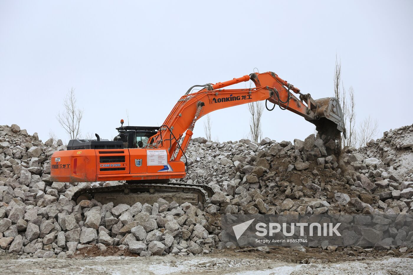 Russia DPR Crushed Granite Mining