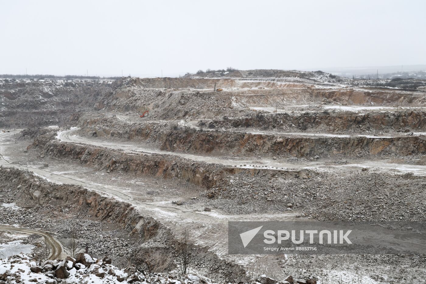 Russia DPR Crushed Granite Mining