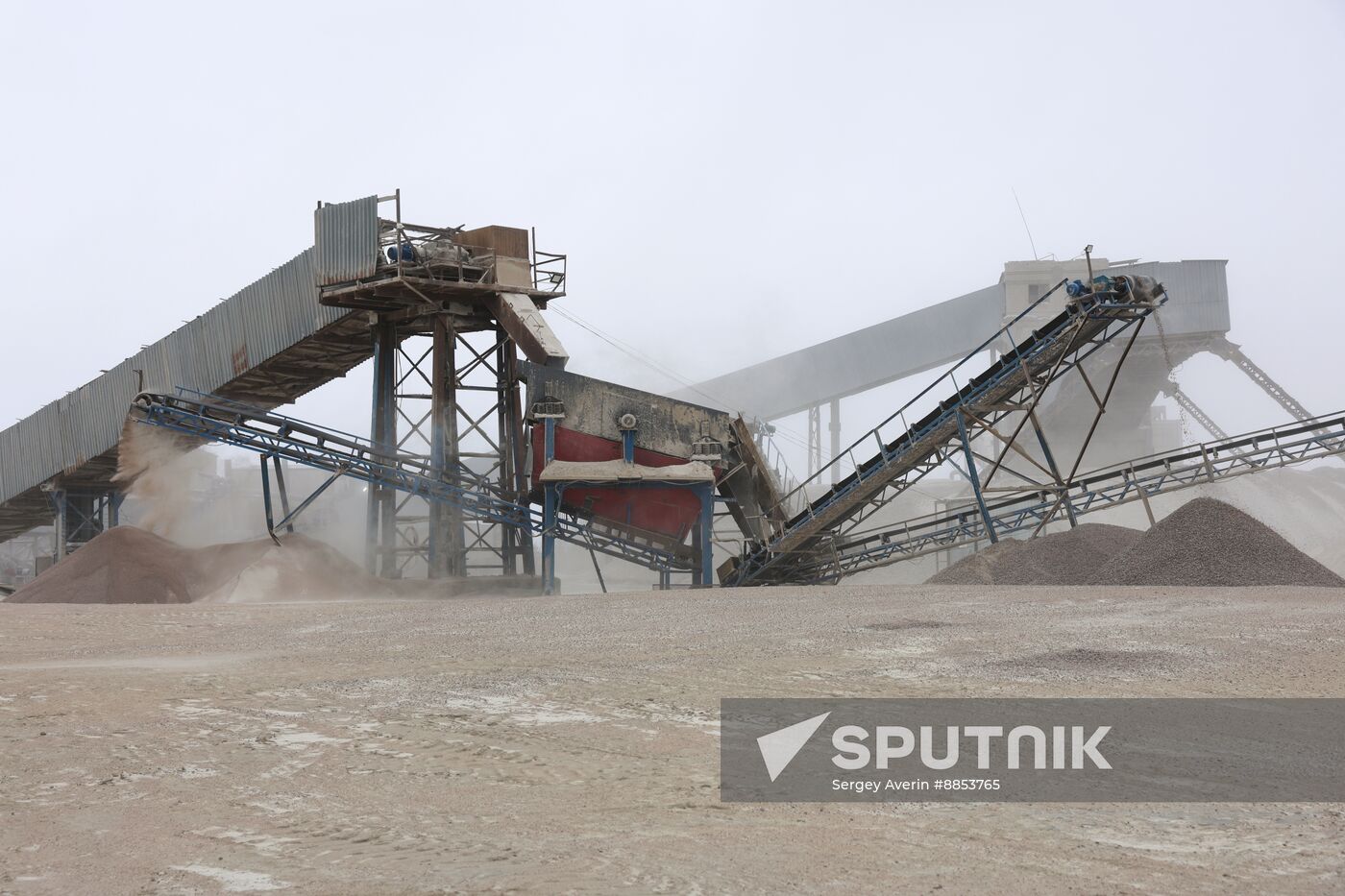 Russia DPR Crushed Granite Mining