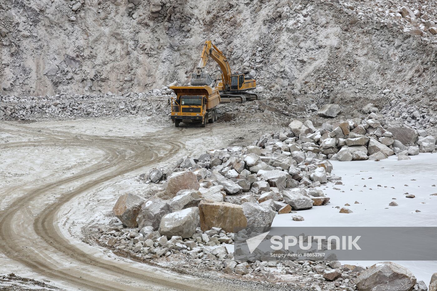 Russia DPR Crushed Granite Mining