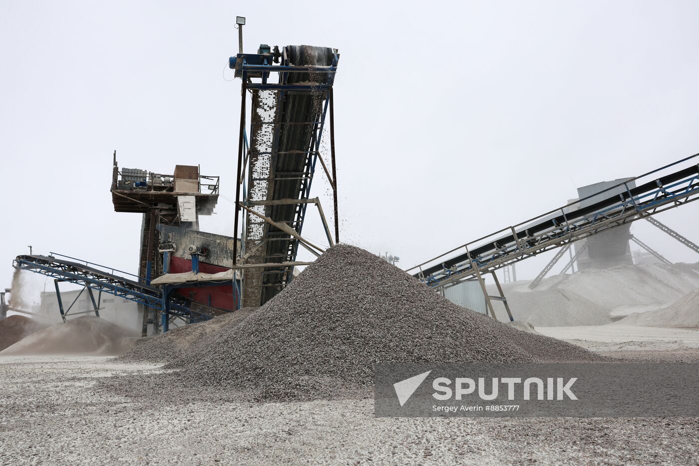 Russia DPR Crushed Granite Mining