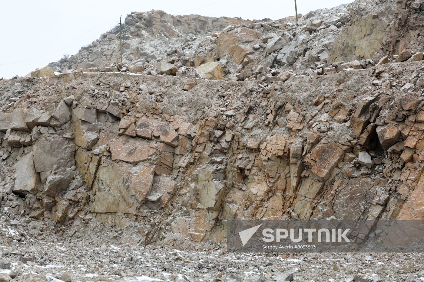 Russia DPR Crushed Granite Mining