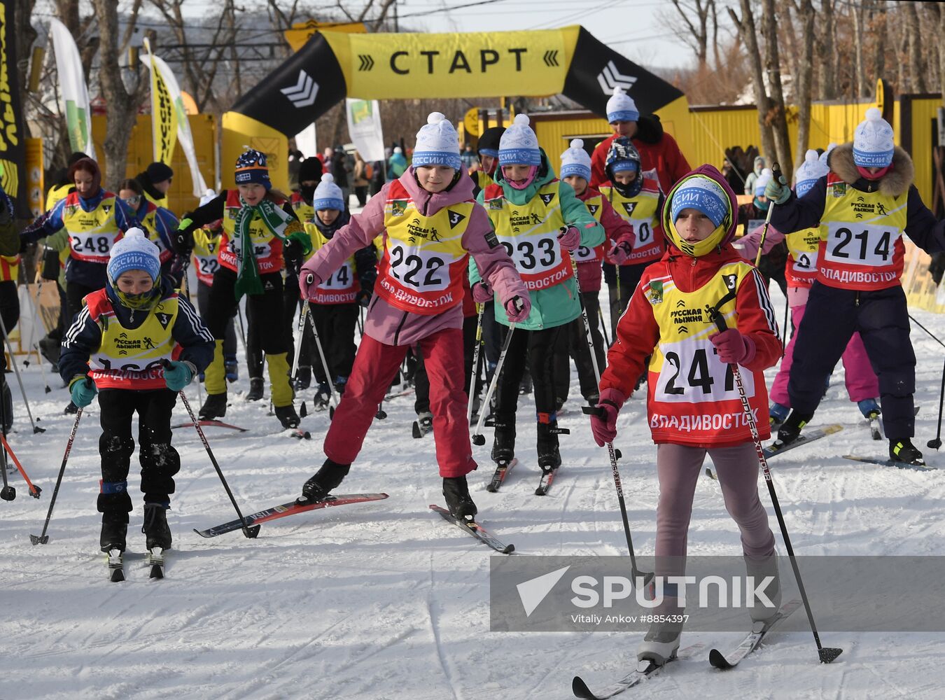 Russia Mass Ski Race