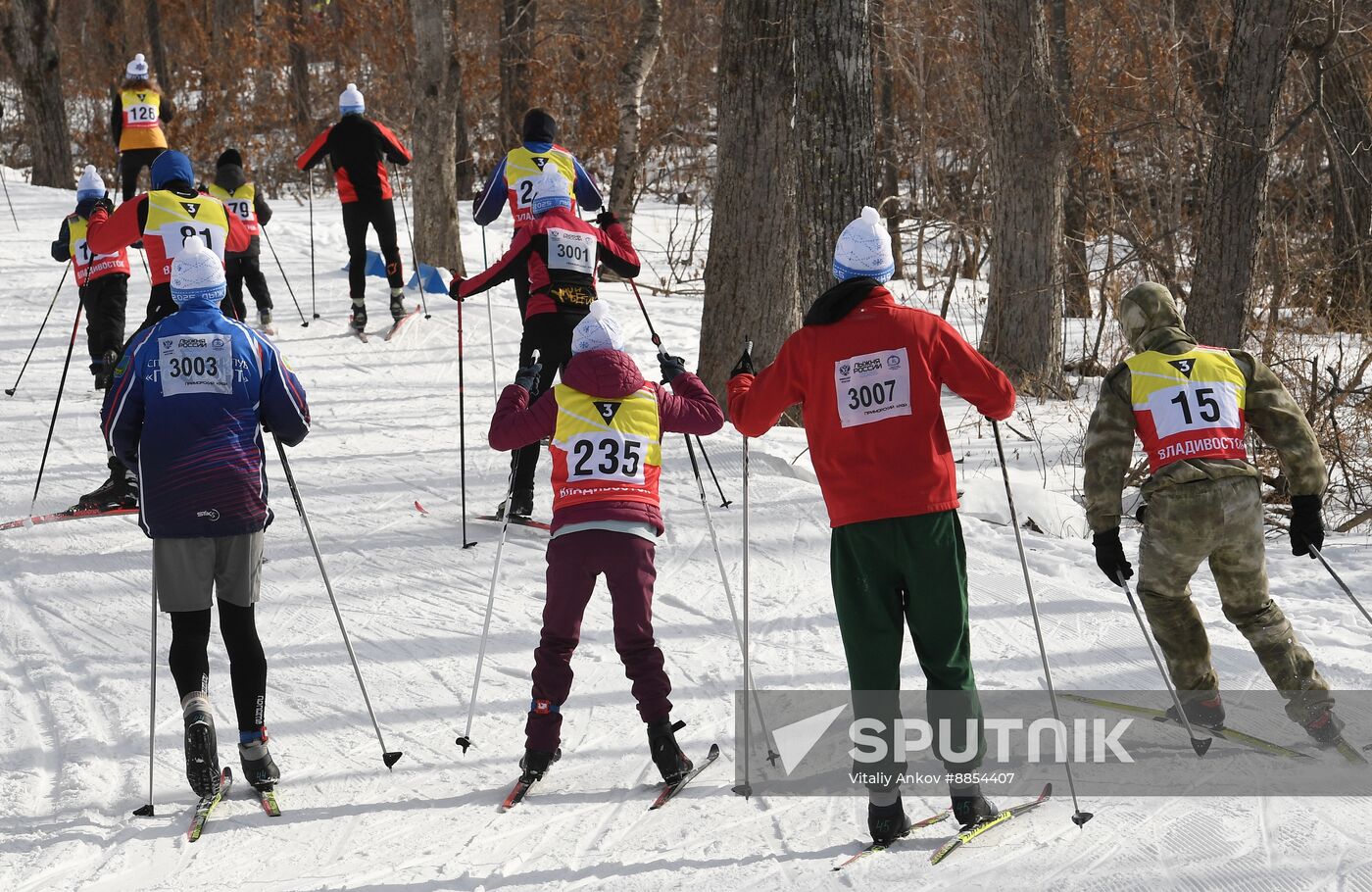 Russia Mass Ski Race