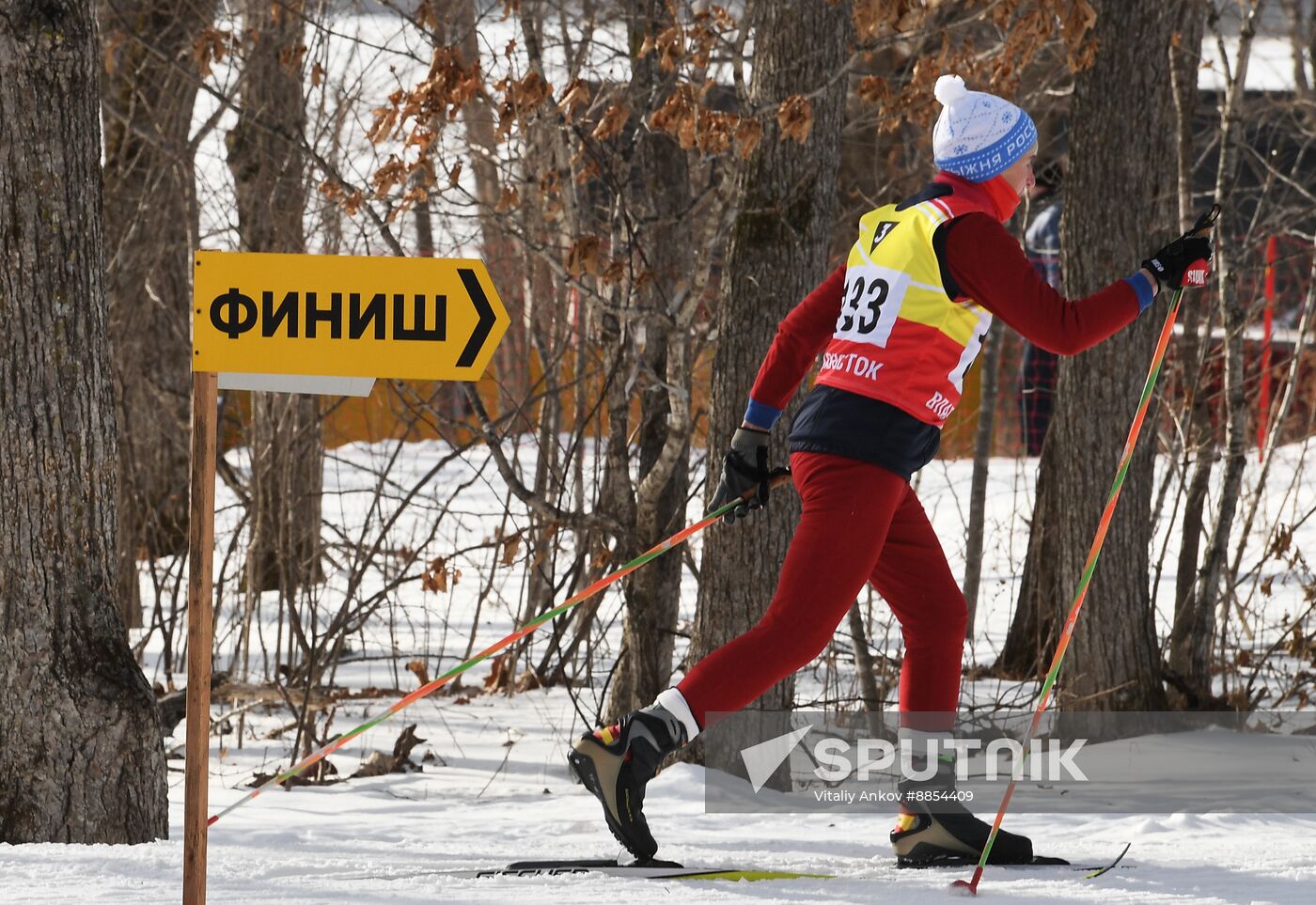 Russia Mass Ski Race