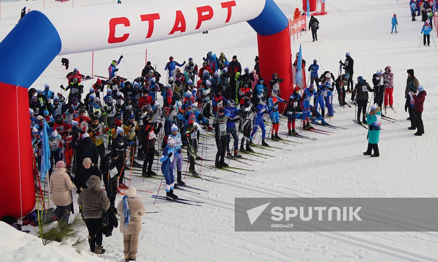 Russia Mass Ski Race