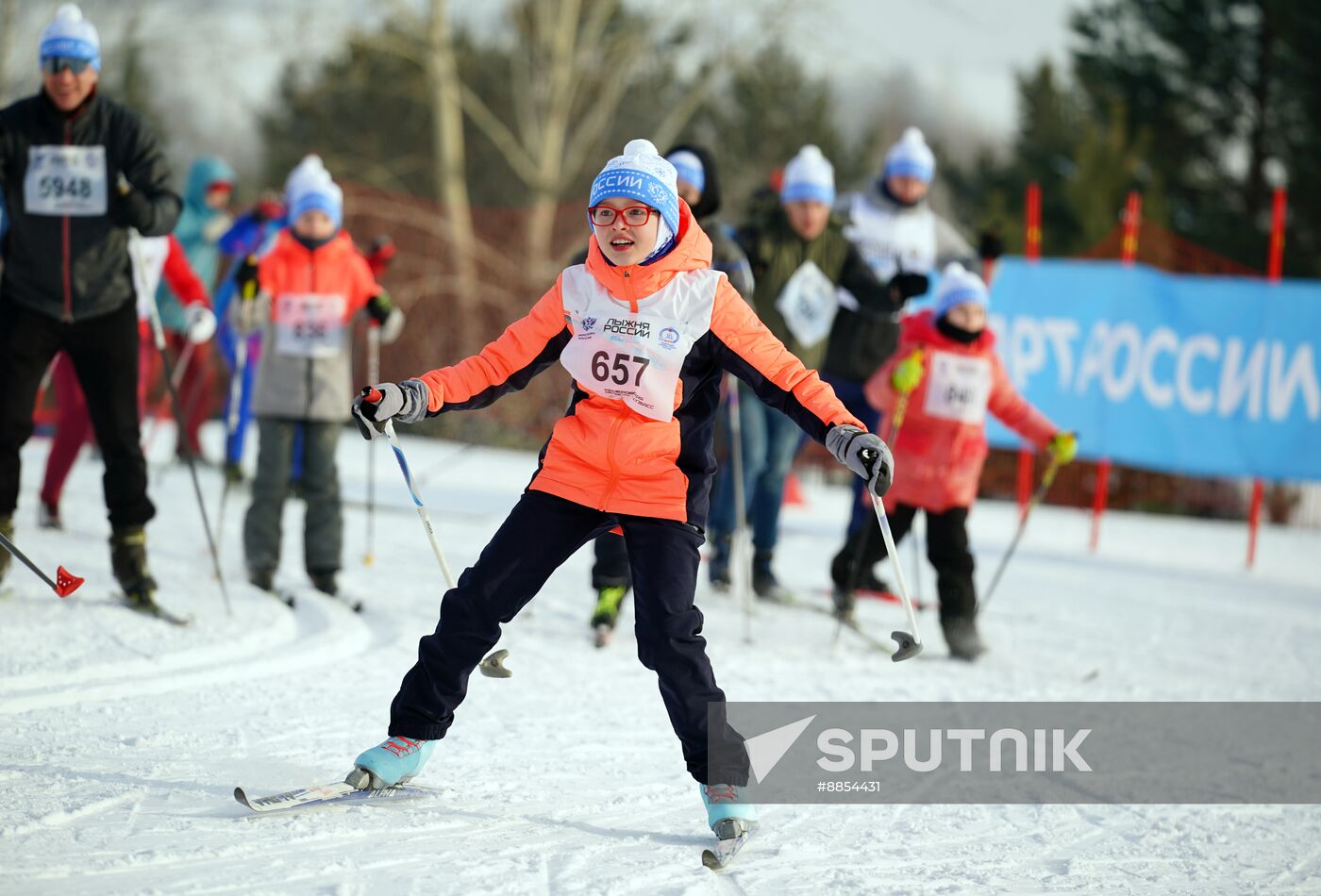 Russia Mass Ski Race