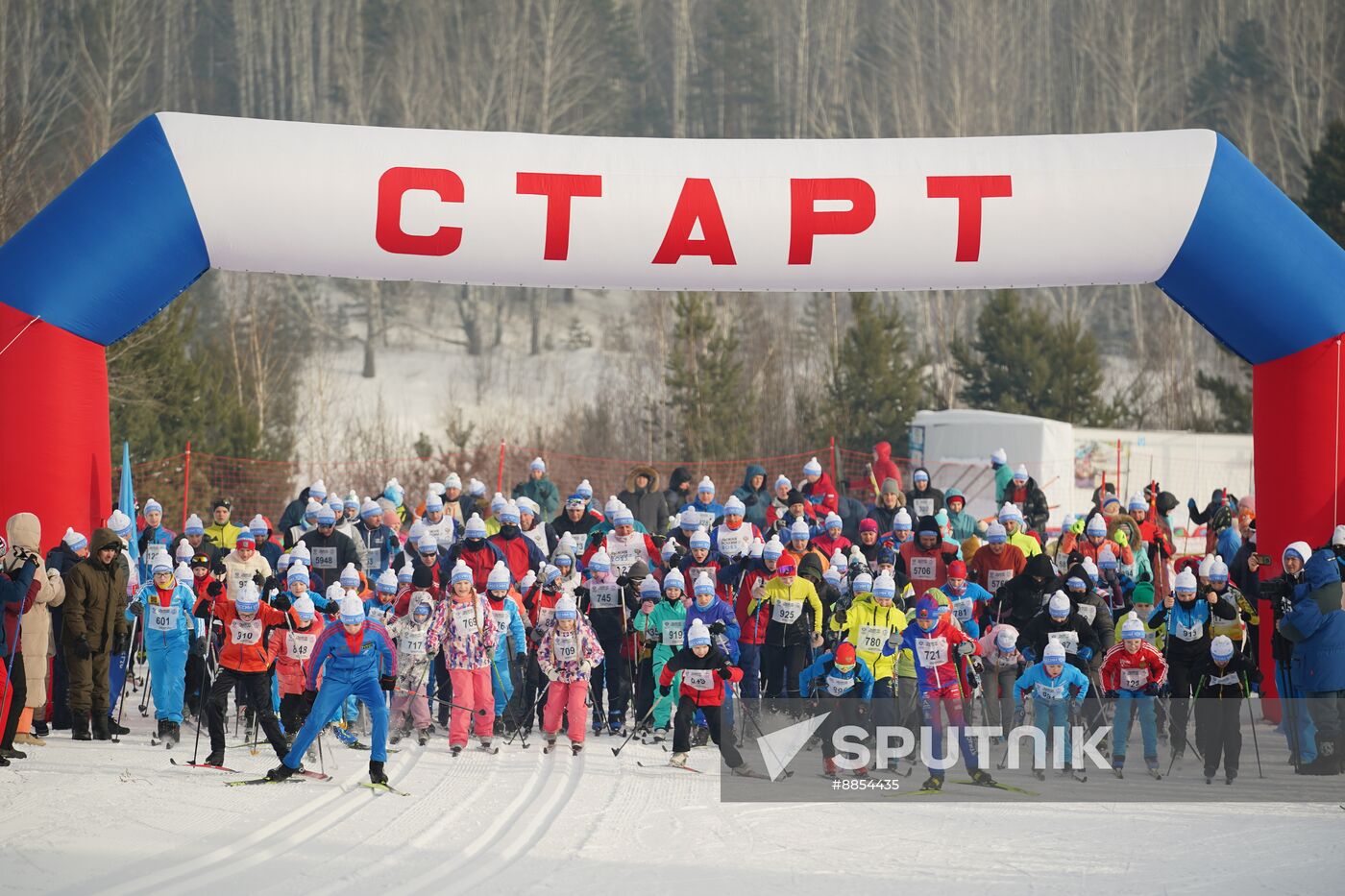 Russia Mass Ski Race