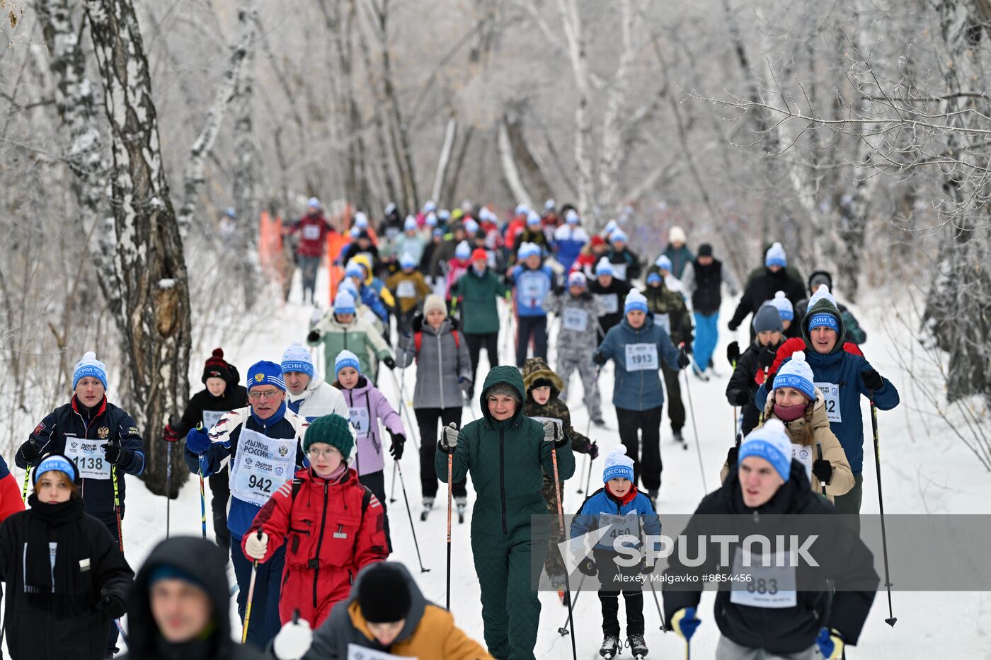 Russia Mass Ski Race