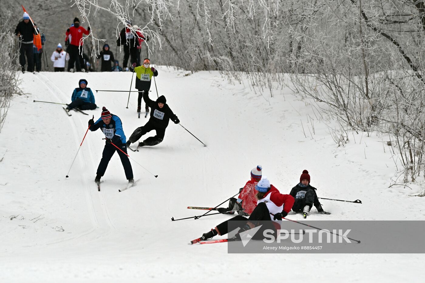 Russia Mass Ski Race