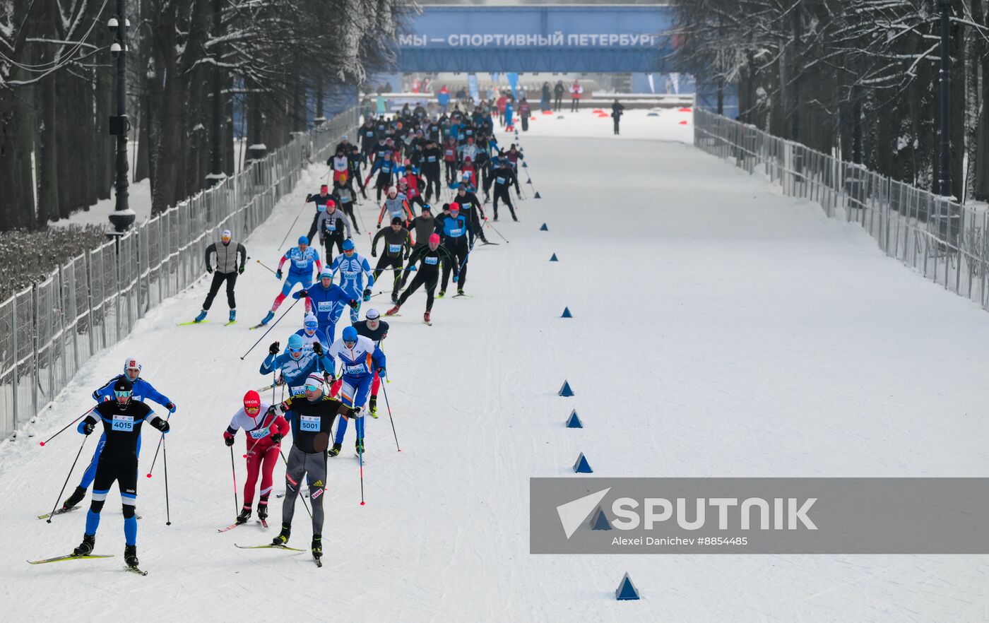 Russia Mass Ski Race