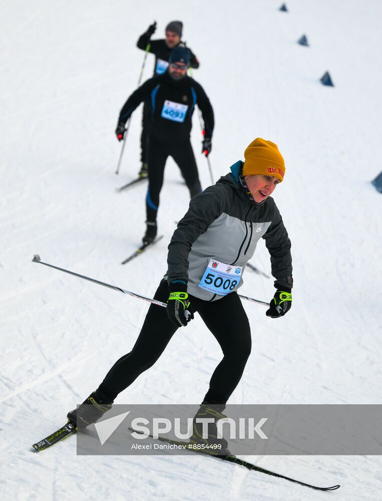 Russia Mass Ski Race