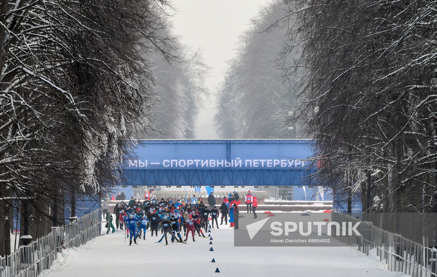 Russia Mass Ski Race