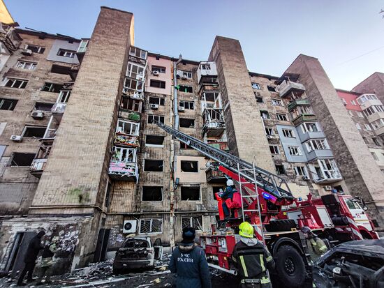Russia Ukraine Military Operation Shelling