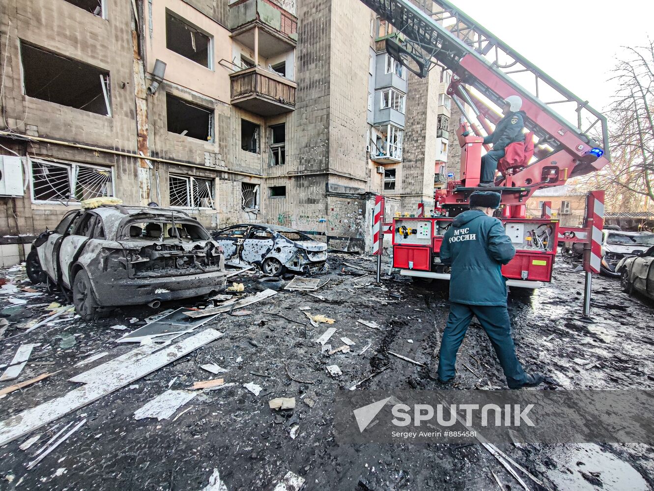 Russia Ukraine Military Operation Shelling