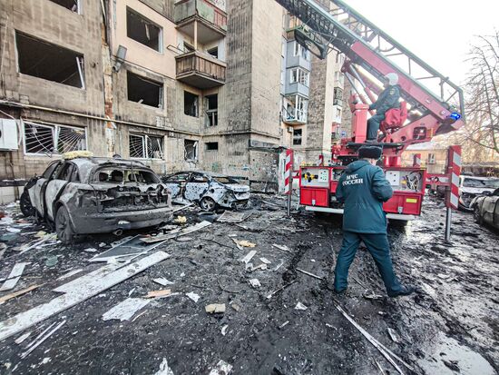 Russia Ukraine Military Operation Shelling