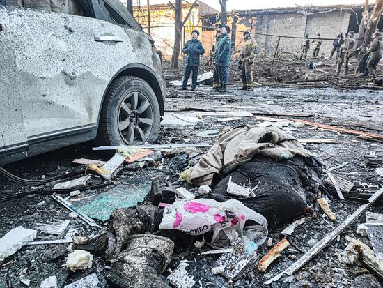 Russia Ukraine Military Operation Shelling