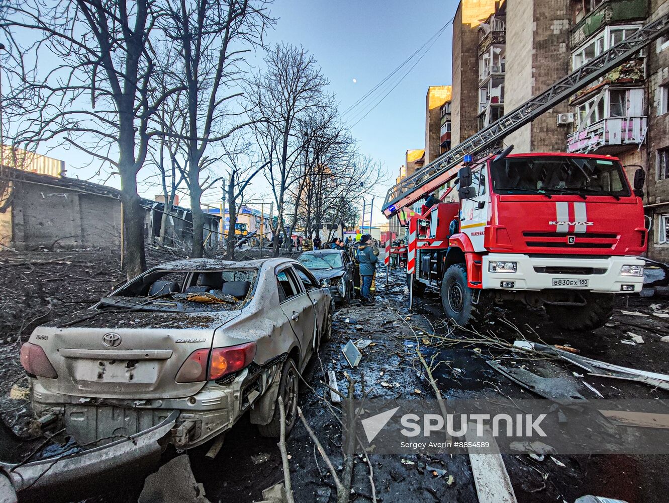 Russia Ukraine Military Operation Shelling
