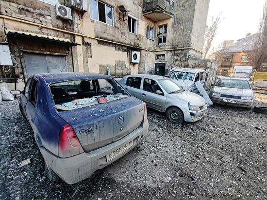 Russia Ukraine Military Operation Shelling