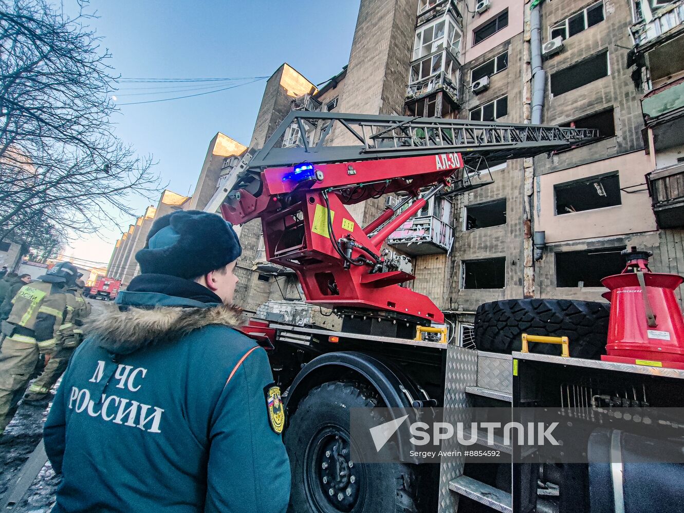 Russia Ukraine Military Operation Shelling