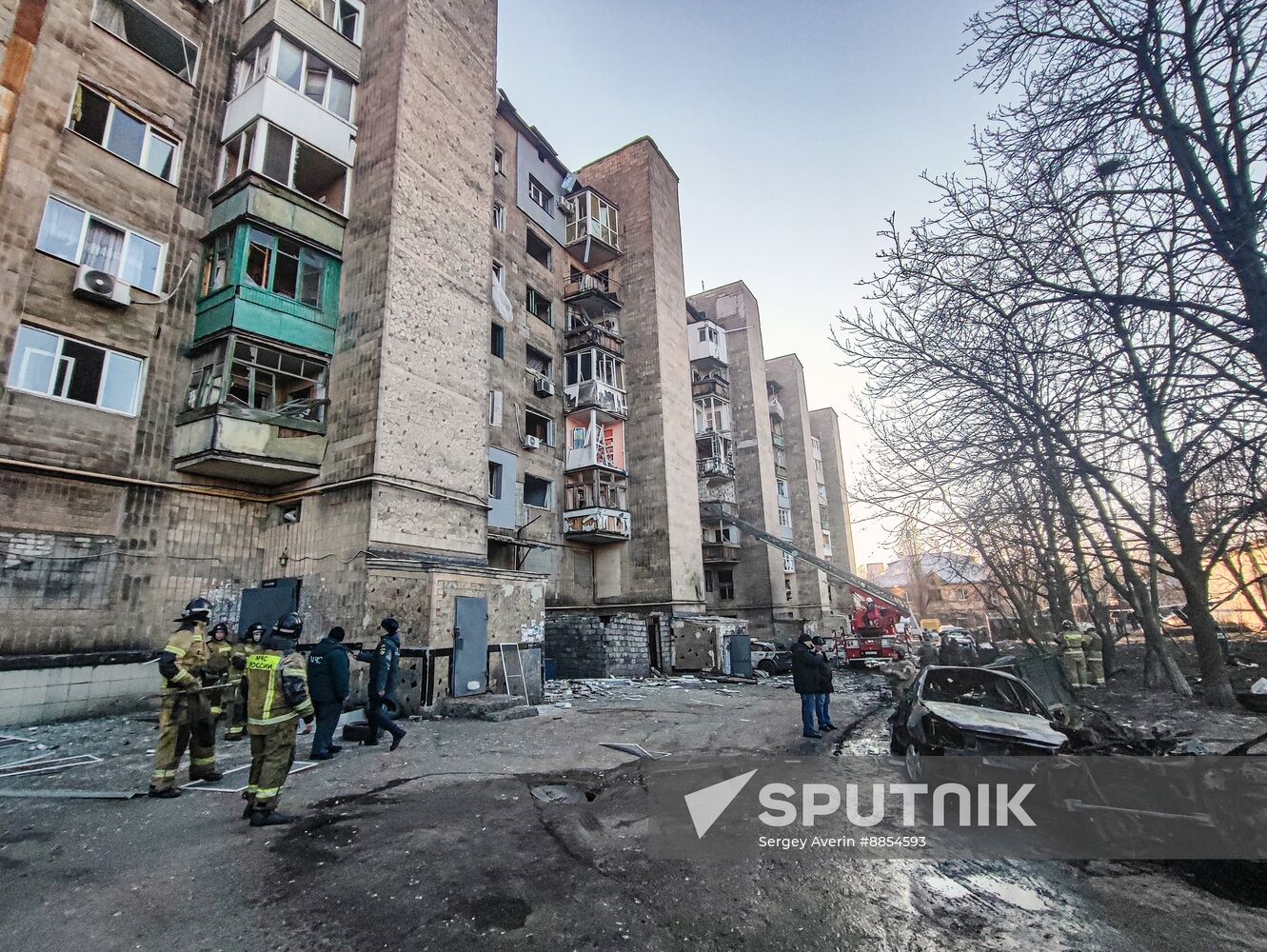 Russia Ukraine Military Operation Shelling