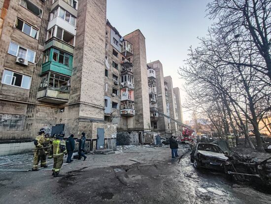 Russia Ukraine Military Operation Shelling