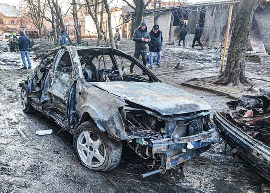Russia Ukraine Military Operation Shelling