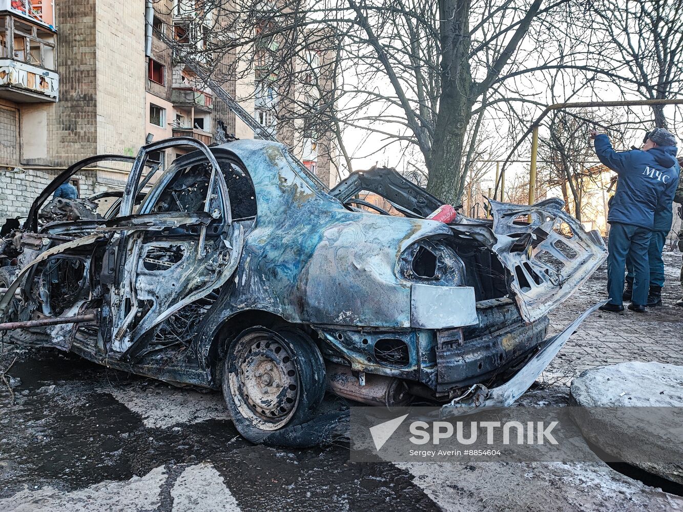 Russia Ukraine Military Operation Shelling
