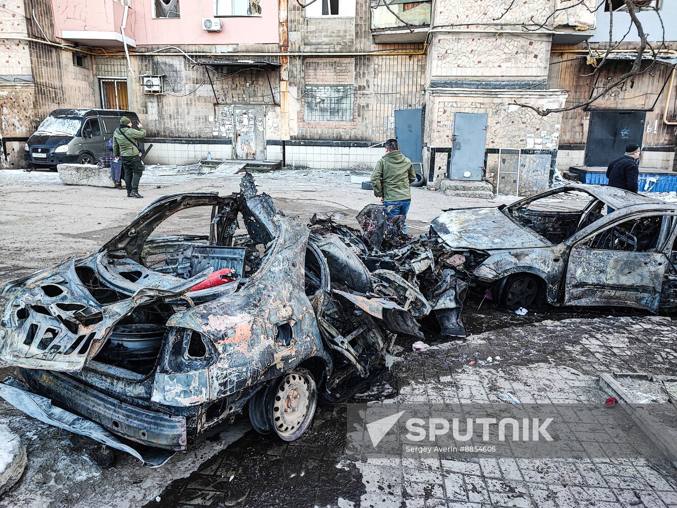 Russia Ukraine Military Operation Shelling