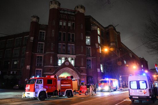 Russia Administrative Building Fire