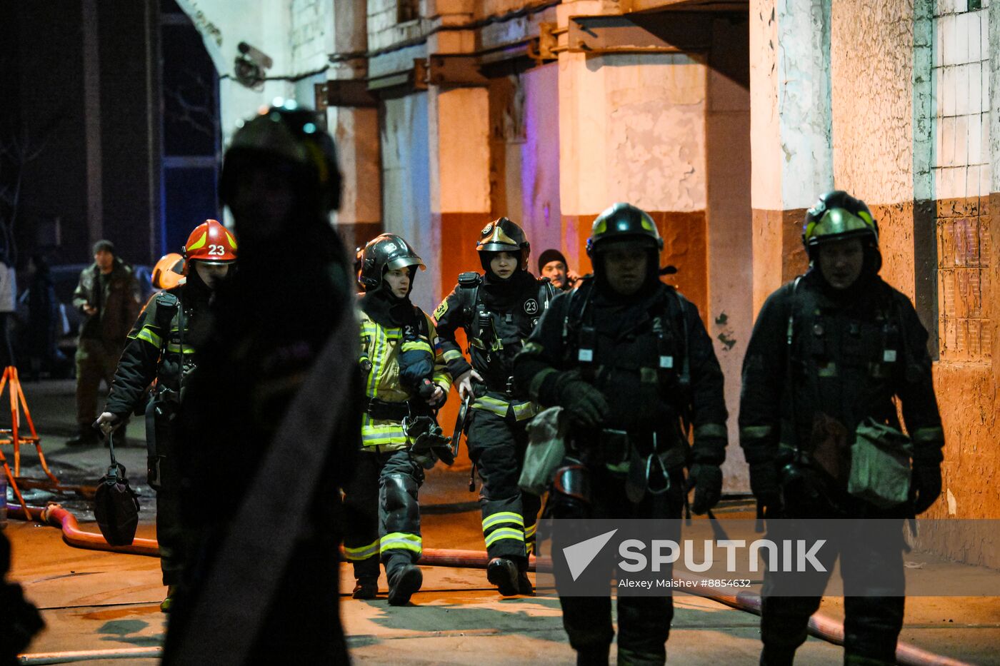 Russia Administrative Building Fire