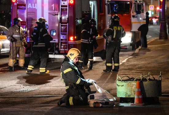 Russia Administrative Building Fire