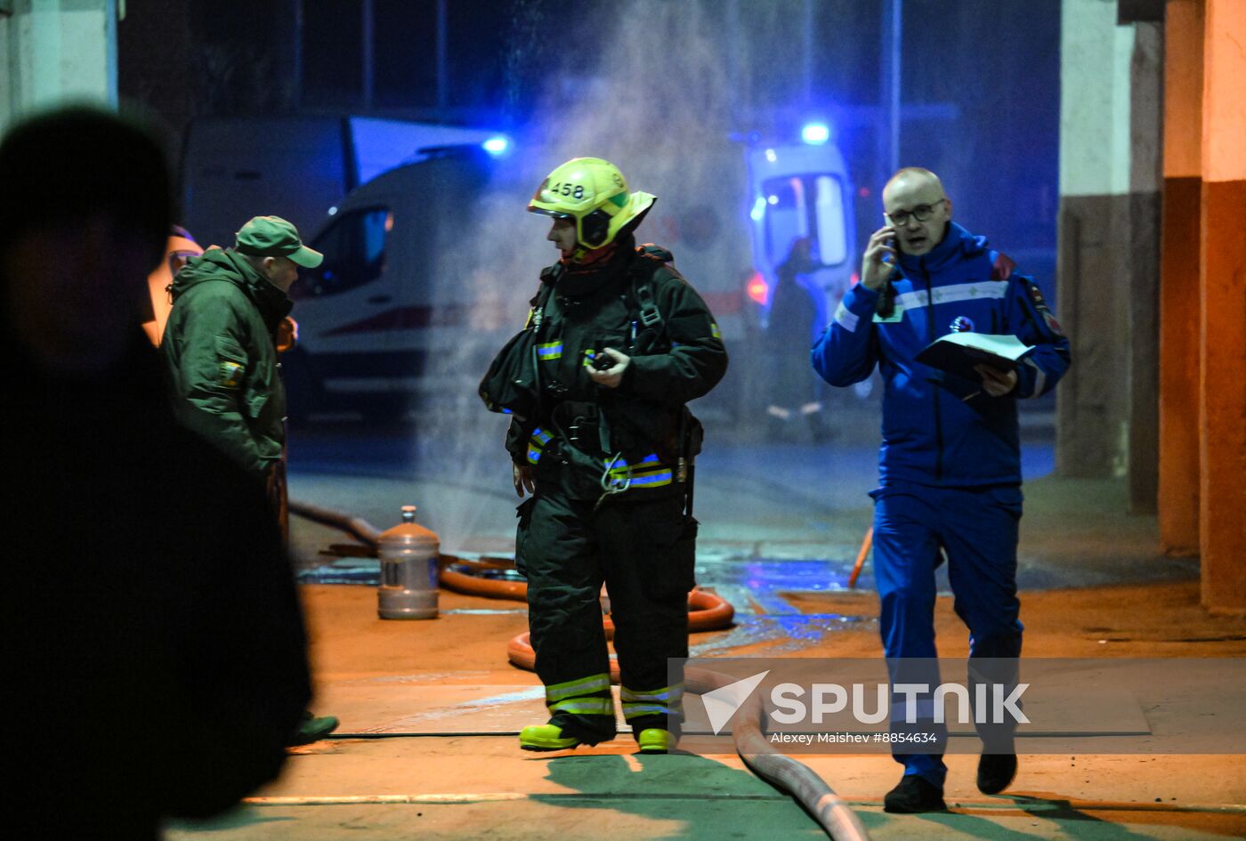 Russia Administrative Building Fire