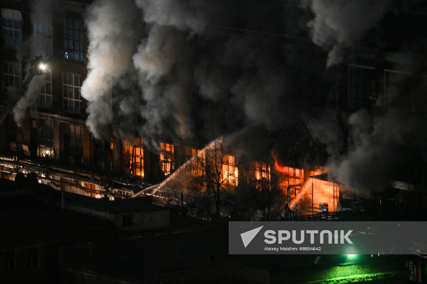 Russia Administrative Building Fire