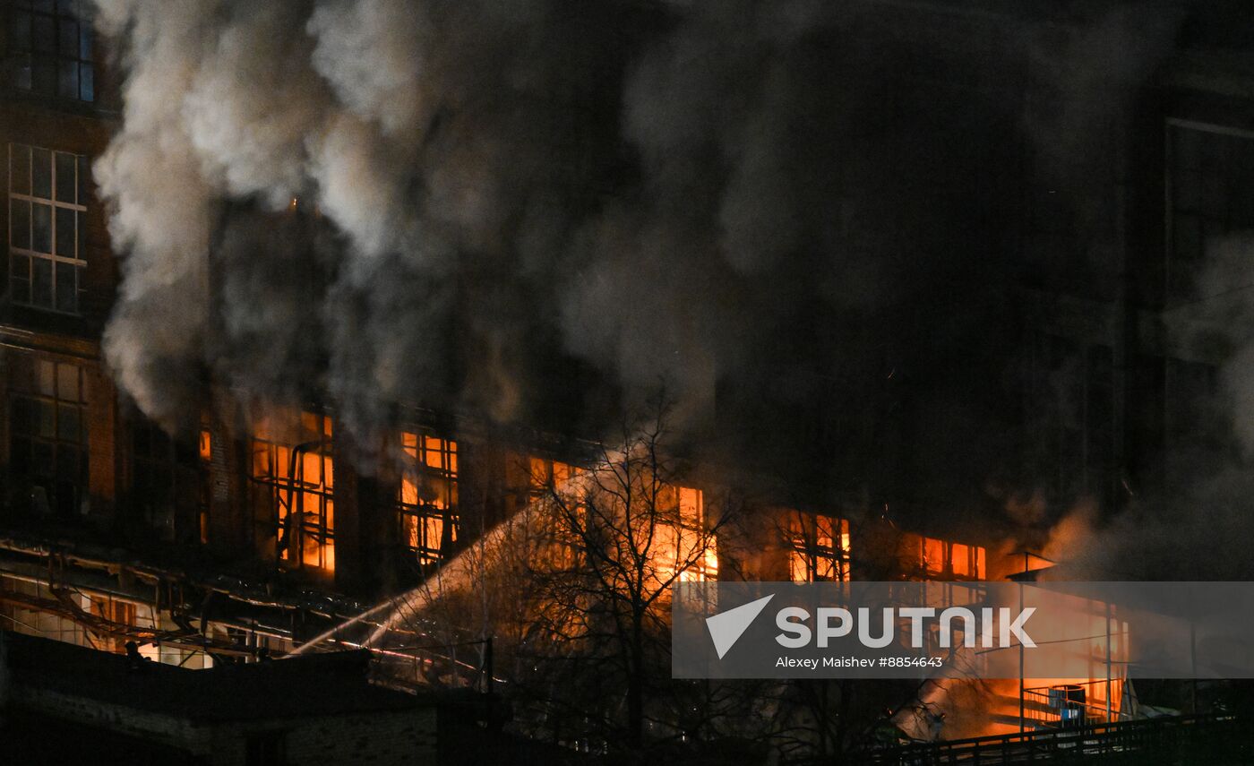 Russia Administrative Building Fire