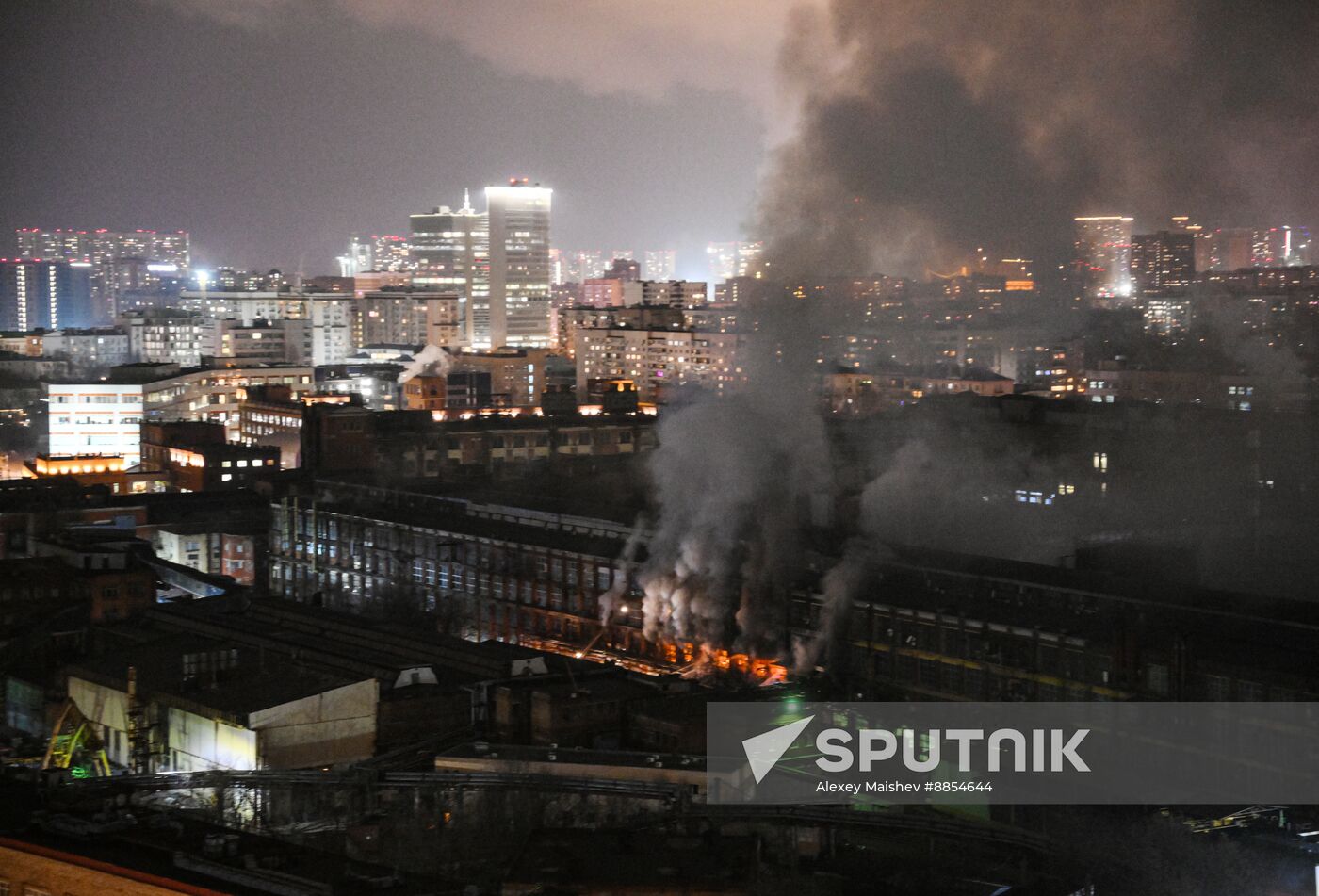 Russia Administrative Building Fire