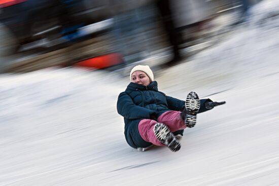 Russia Winter Leisure