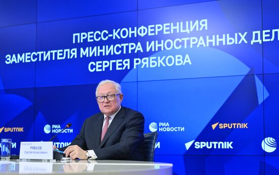 Russian Deputy Foreign Minister News Conference