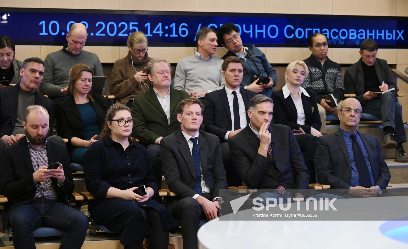 Russian Deputy Foreign Minister News Conference