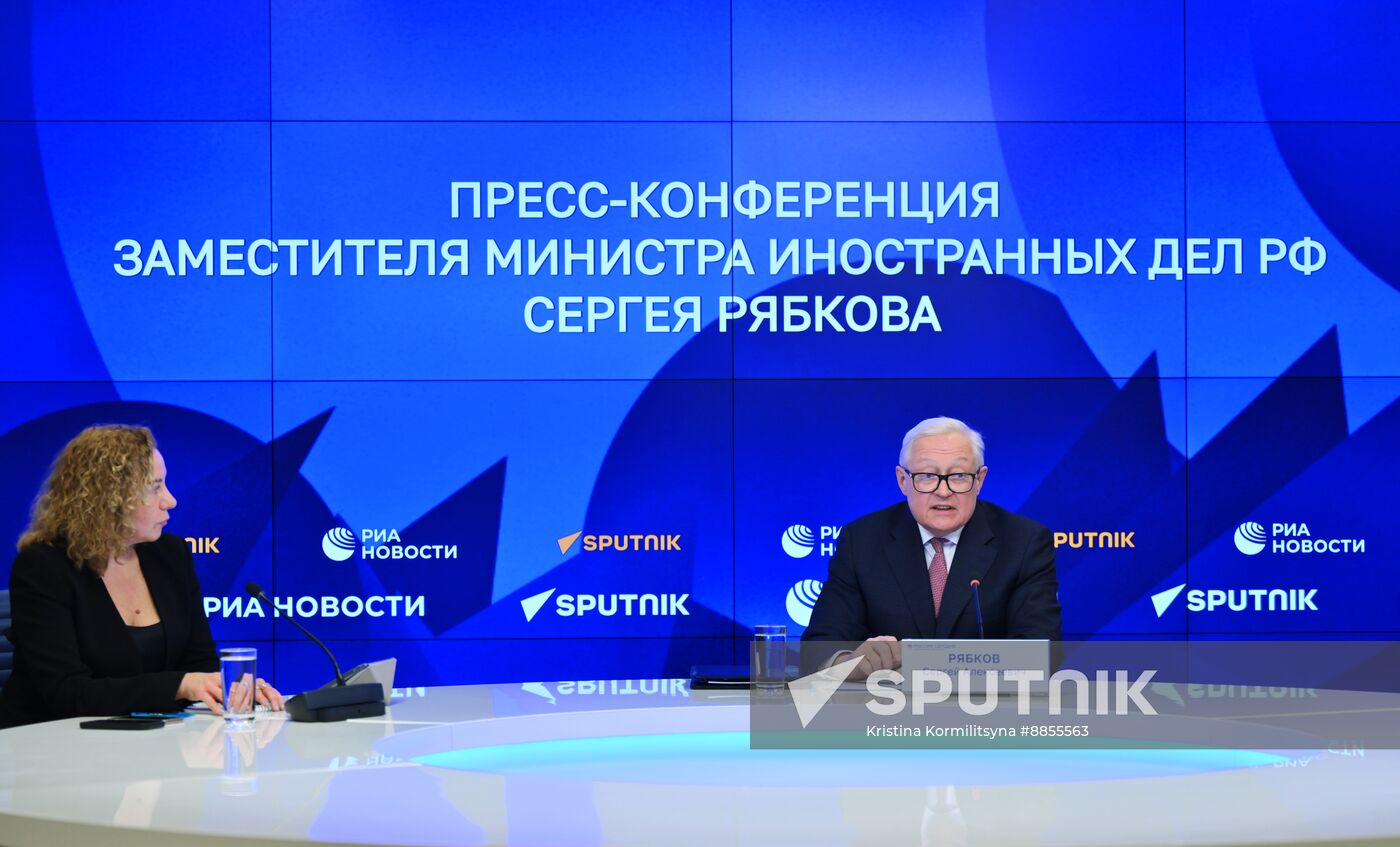 Russian Deputy Foreign Minister News Conference