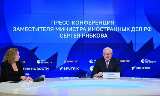 Russian Deputy Foreign Minister News Conference
