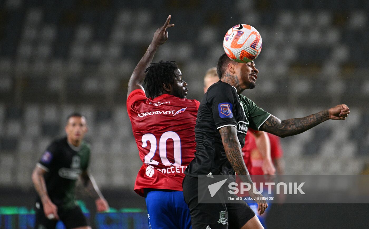 Russia Soccer Premier-League Winter Cup CSKA - Krasnodar