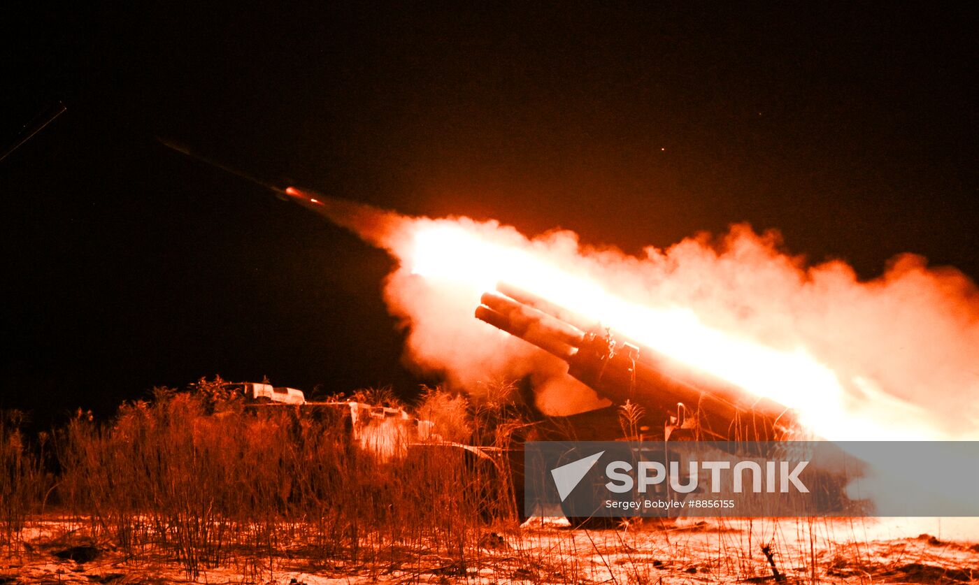 Russia Ukraine Kursk Attack Artillery Unit