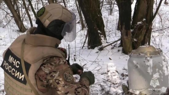 Russia Ukraine Kursk Attack Demining