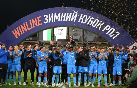 Russia Soccer Premier-League Winter Cup Awarding
