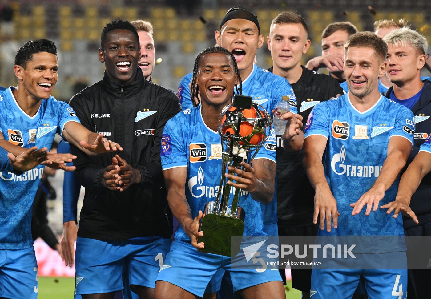 Russia Soccer Premier-League Winter Cup Awarding