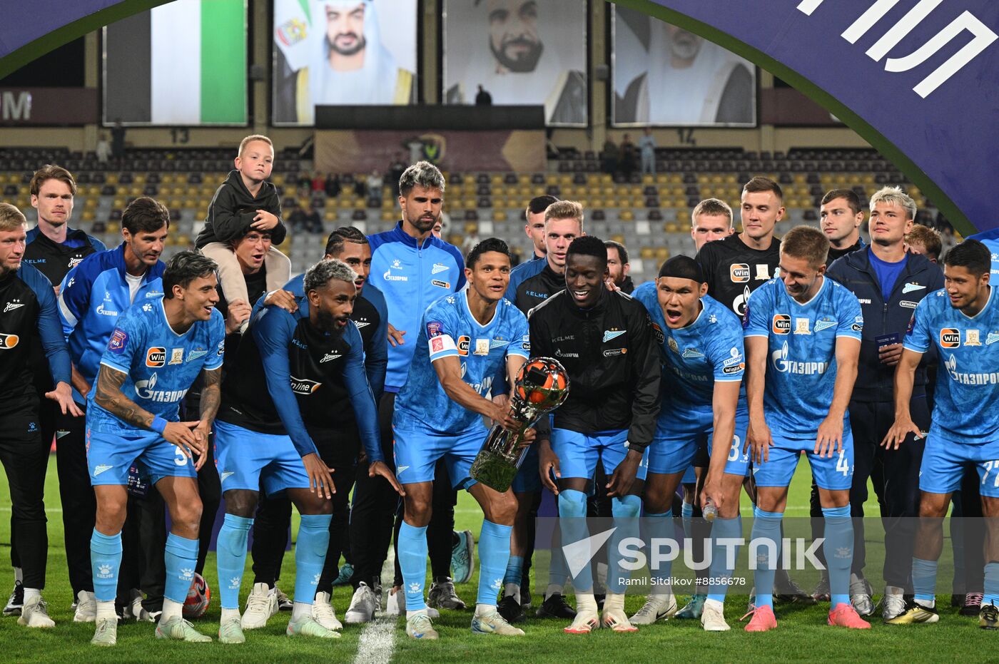 Russia Soccer Premier-League Winter Cup Awarding