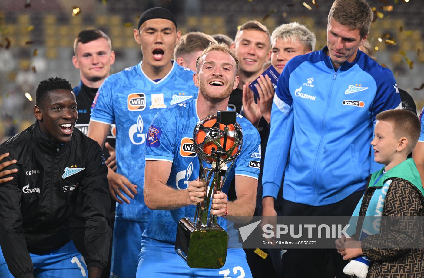 Russia Soccer Premier-League Winter Cup Awarding